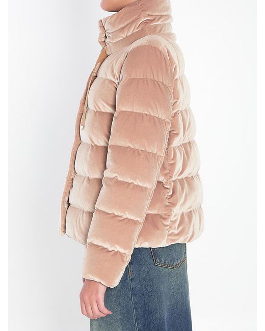 Herno Natural Velvet Padded Jacket