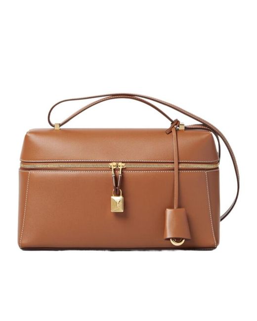 Loro Piana Brown Extra Bag L27 Shoulder Bag