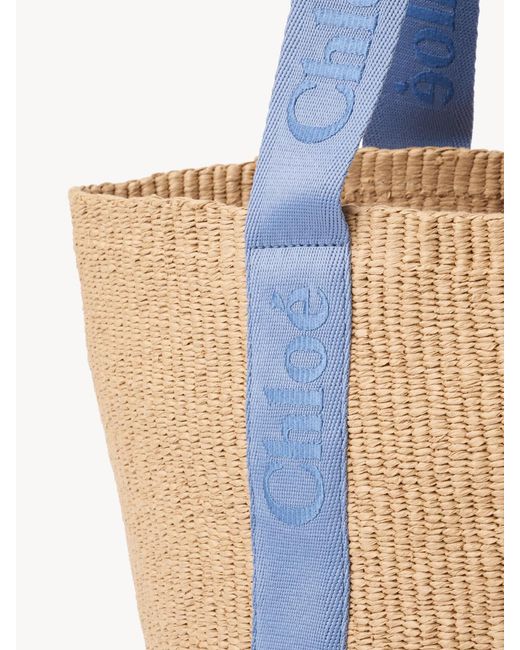 Chloé Blue Large Woody Basket