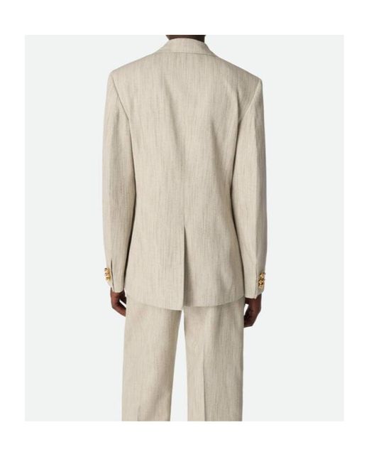 Bottega Veneta Natural Regular Fit Jacket