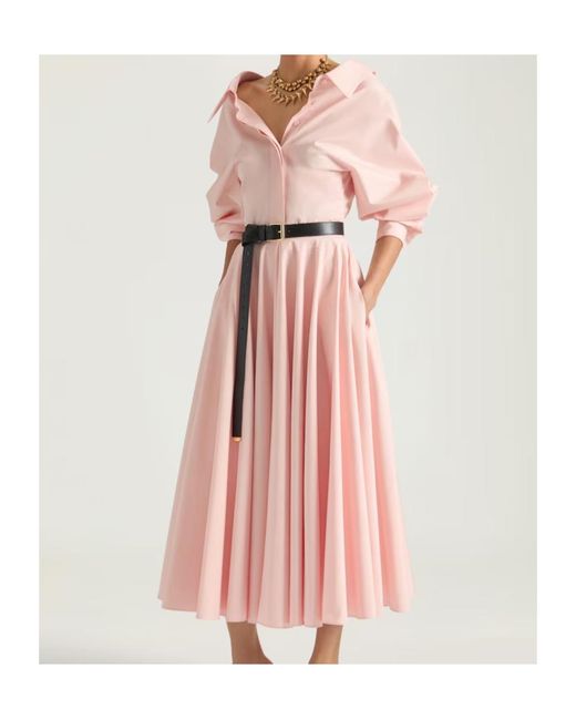 Givenchy Pink Slashed Puff-Sleeve Shirt