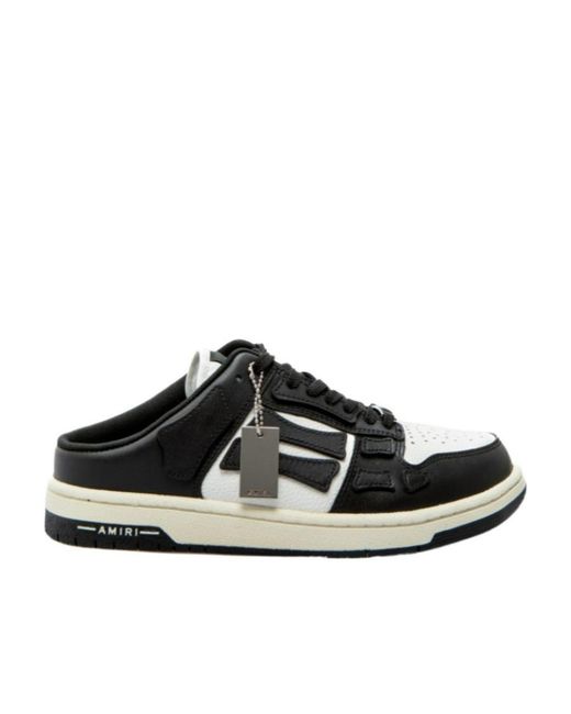 Amiri Black Skel Slip-On Sneakers for men