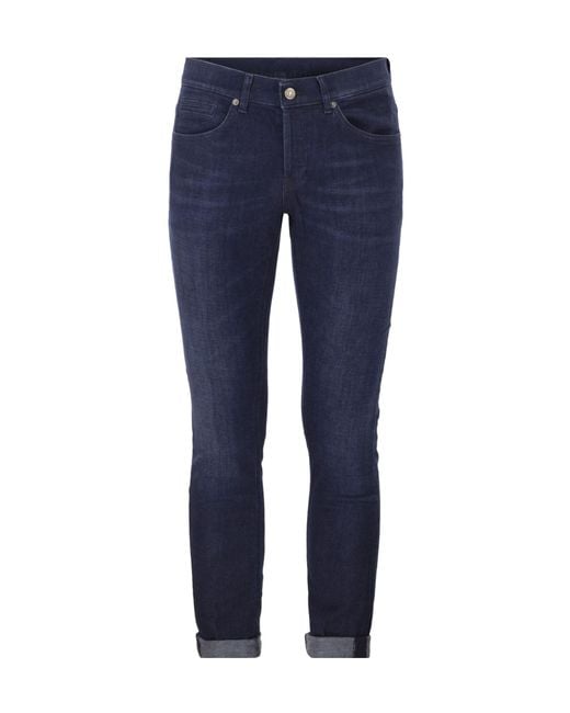 Dondup Blue George Skinny Fit Jeans for men