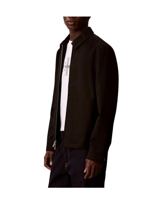 Calvin Klein Black Simple Jacket for men