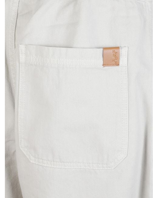 Haikure Gray Drawstring Panelled Trousers for men