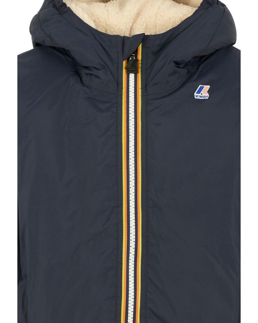 K-Way Blue Kids Le Vrai 4.0 Claude Jacket