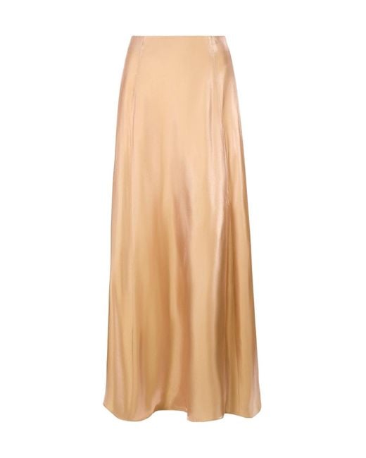 Staud Natural A-Line Maxi Skirt