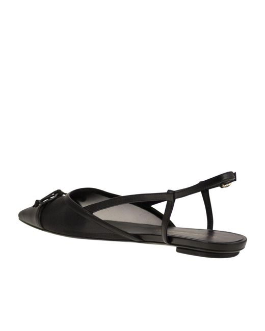 Stuart Weitzman Black Clear Quilted Pointed Flat Sandals