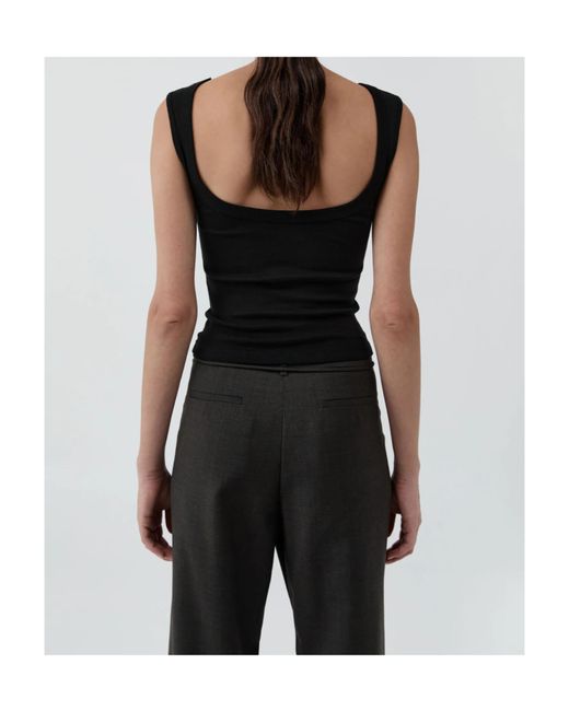 St. Agni Gray Piping Drawstring Casual Pants