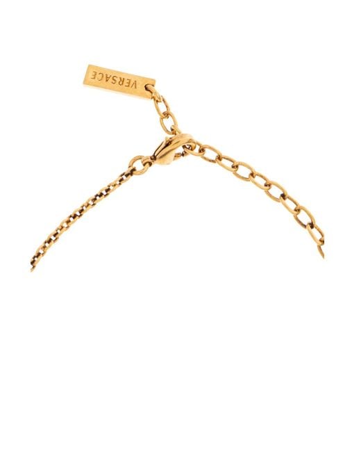 Versace Metallic Medusa Pendant Necklace for men