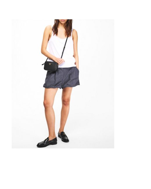 Prada Black Solid Color Crossbody Bag