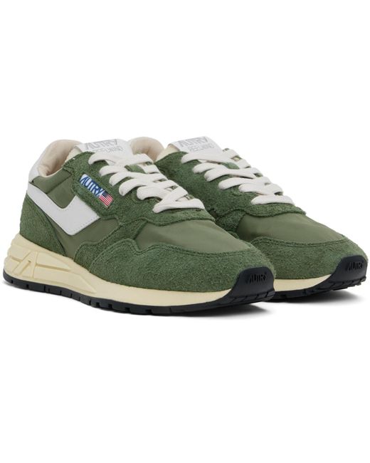 Autry Green Reelwind Low-Top Sneakers for men