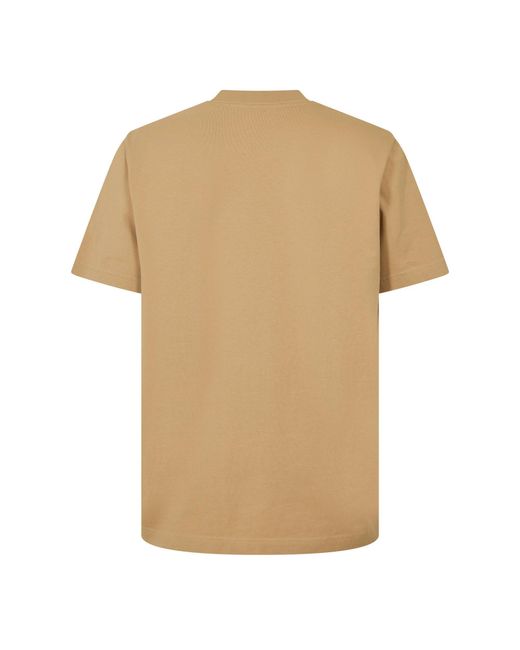 Canada Goose Natural Pure Cotton Round-Neck T-Shirt for men