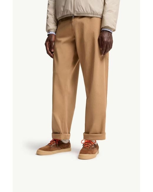 Moncler Brown Vera Leisure Low-Top Sneakers for men