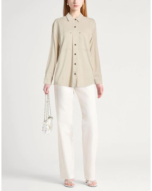 Isabel Marant White Solid Plain Long Sleeve Shirt