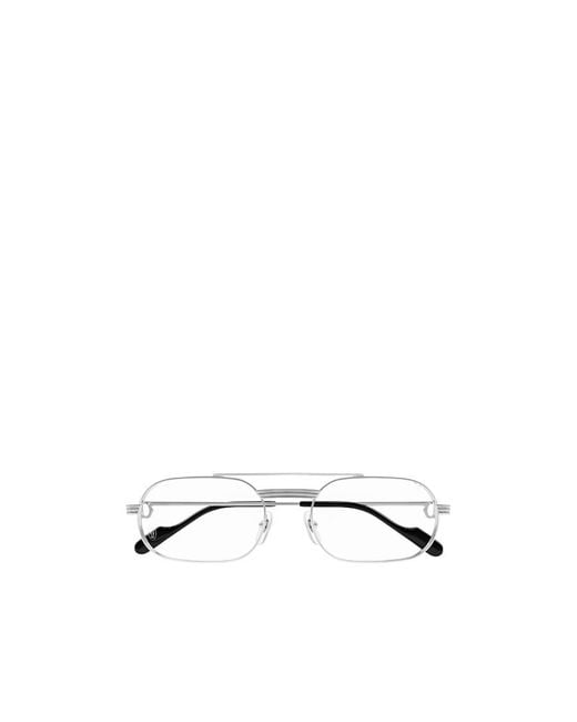Cartier Multicolor Oval Frame Glasses for men