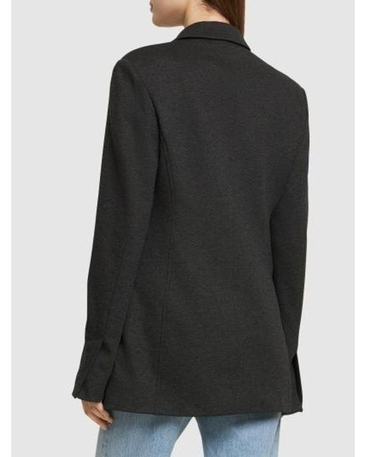Helmut Lang Black Single-Breasted Blazer