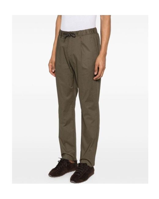 Herno Green Light Stretch Trousers for men