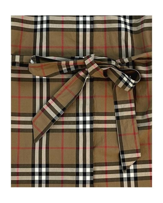 Burberry Multicolor Long Sleeve Dress