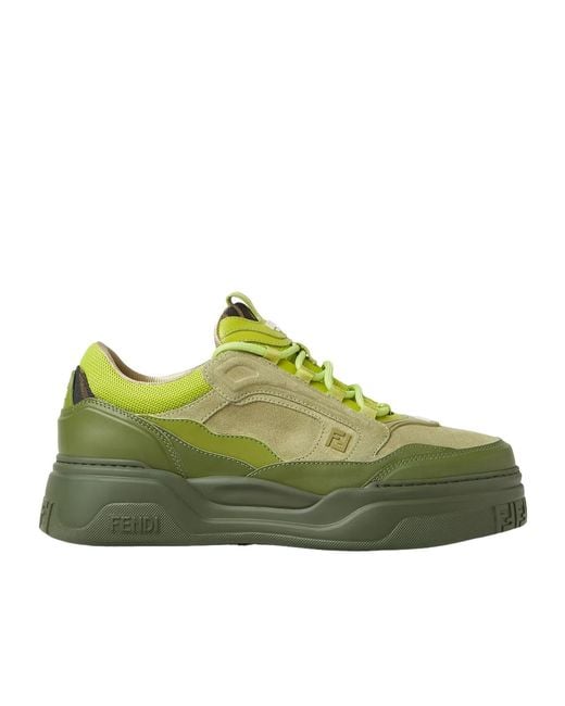 Fendi Green Force Sneakers for men