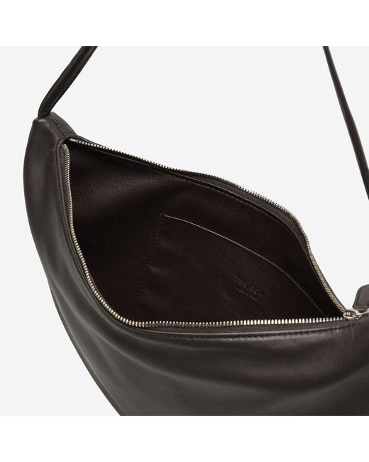 The Row Black Small Izzy Shoulder Bag