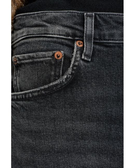 Agolde Gray 90S Pinch Waist Jeans