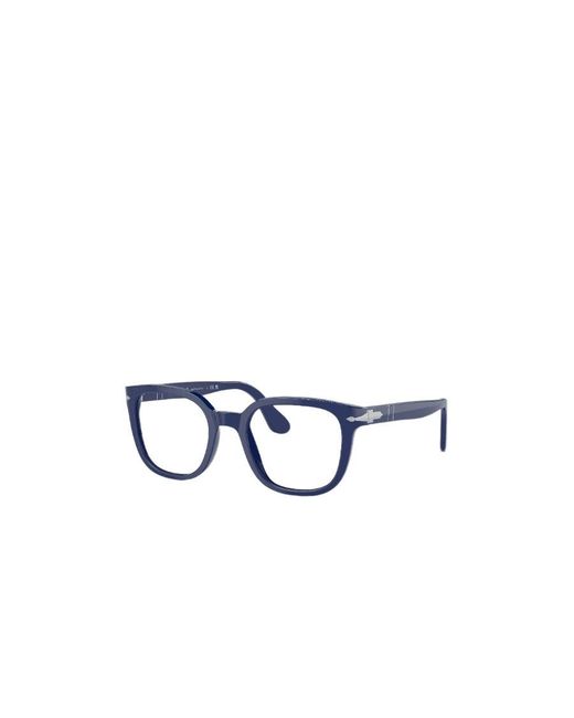Persol White Square Frame Glasses for men
