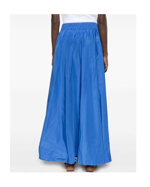 P.A.R.O.S.H. Blue Elasticated Waist Skirt