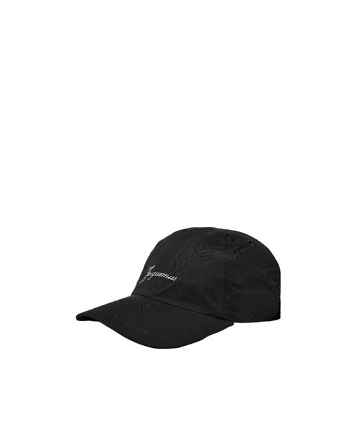 Jacquemus Black Simple Baseball Cap for men