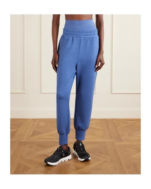 Varley Blue The Slim Cuff Doublesoft Sweatpants