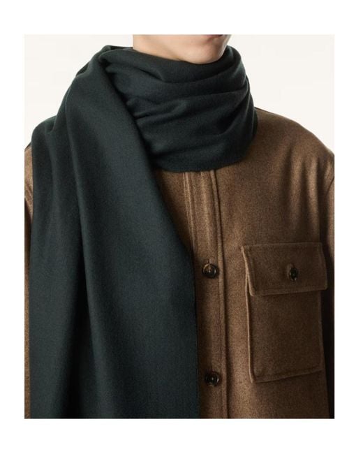 Loro Piana Green Leggera Grande Unita Scarf for men