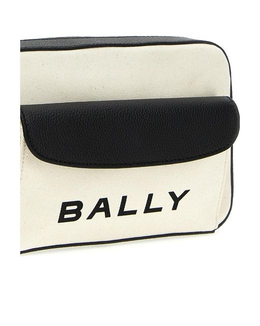 Bally Black Top Zipper Shoulder Bag