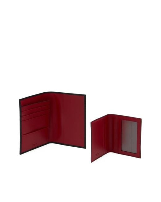 Ferragamo Black Set: Document Holder, Card Holder for men