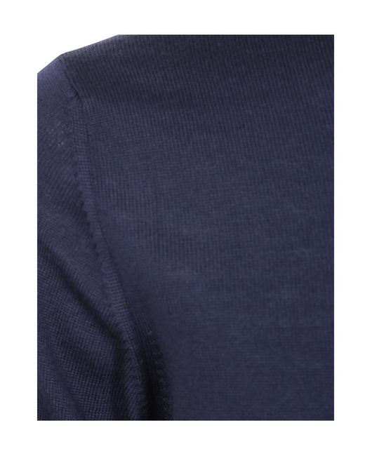 Nuur Blue Round-Neck Sweater for men
