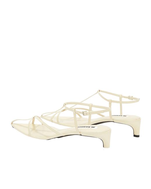 Jil Sander White New Tripon Pointed Toe Sandals