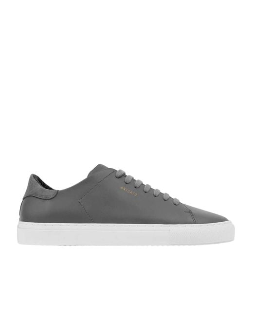 Axel Arigato Gray Clean 90 Low-Top Sneakers for men