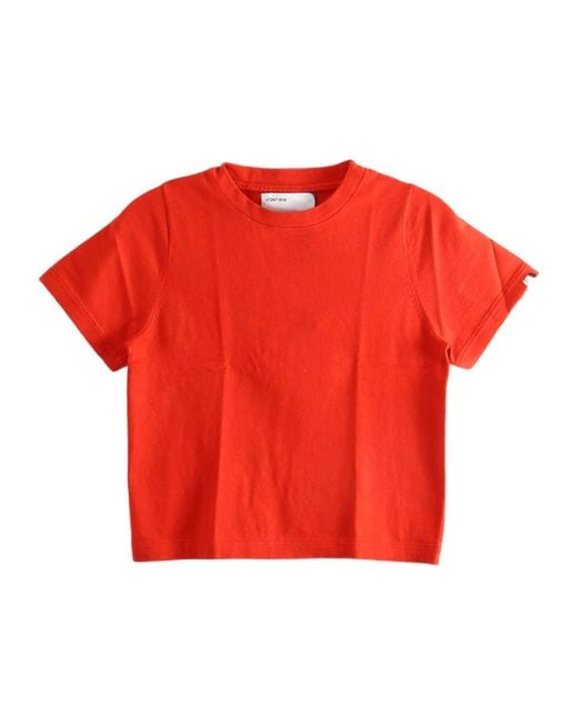 Extreme Cashmere Red Short-Sleeved T-Shirt for men