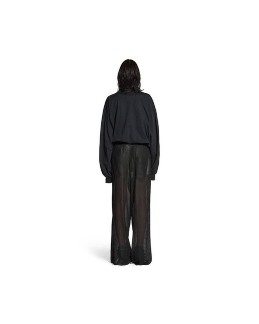Balenciaga Gray Pantaloni Trasparenti for men