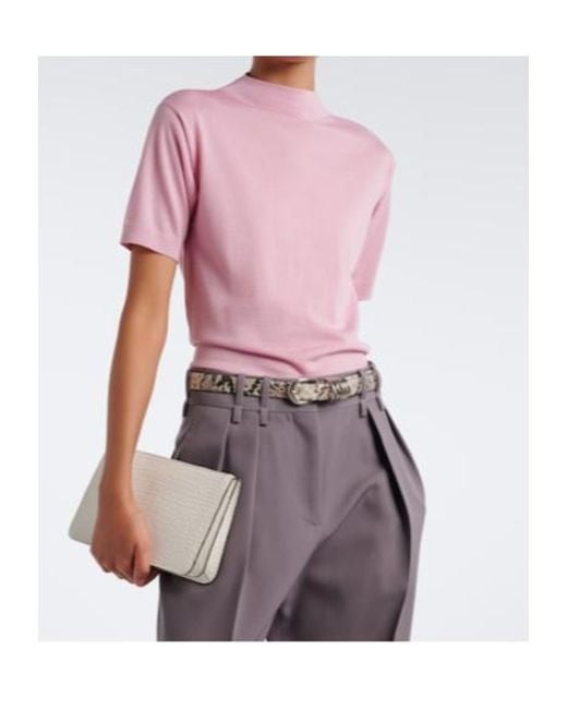 Jil Sander Pink Wool Sweater