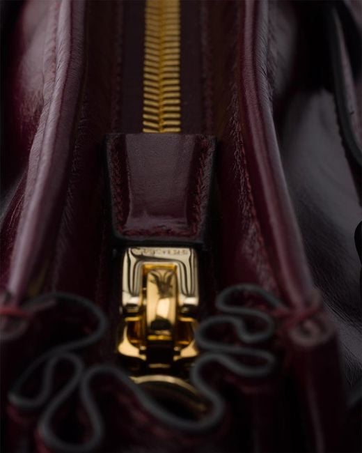 Prada Red Bonnie Extra-Large Leather Bag