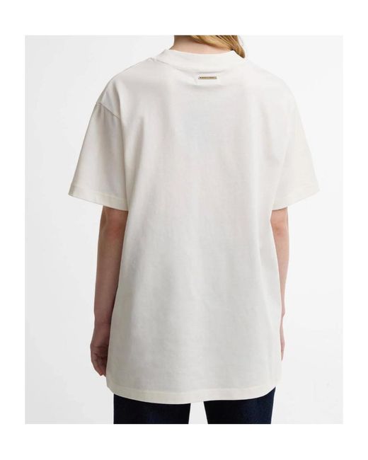 Barbour White Farm Rio Wild Flower Oversized Graphic T-Shirt