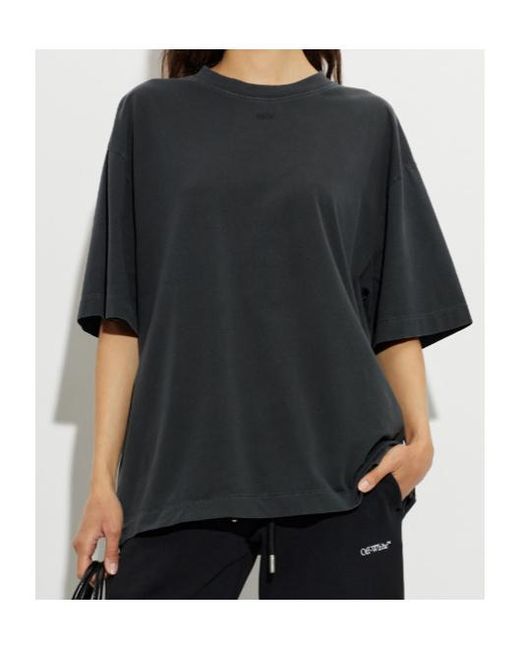 Off-White c/o Virgil Abloh Black Short-Sleeved T-Shirt