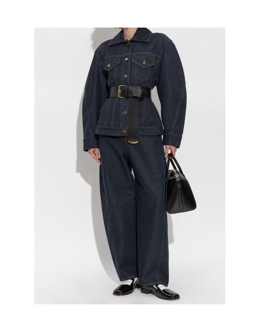 Givenchy Blue Chest Pocket Denim Jacket