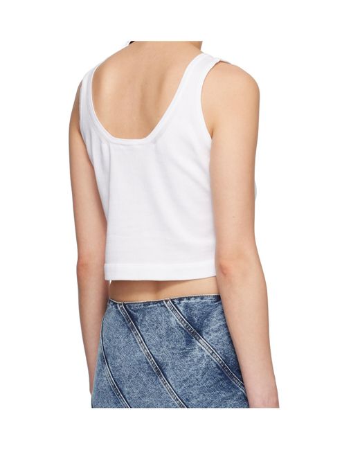 Alaïa Blue Crop Vest