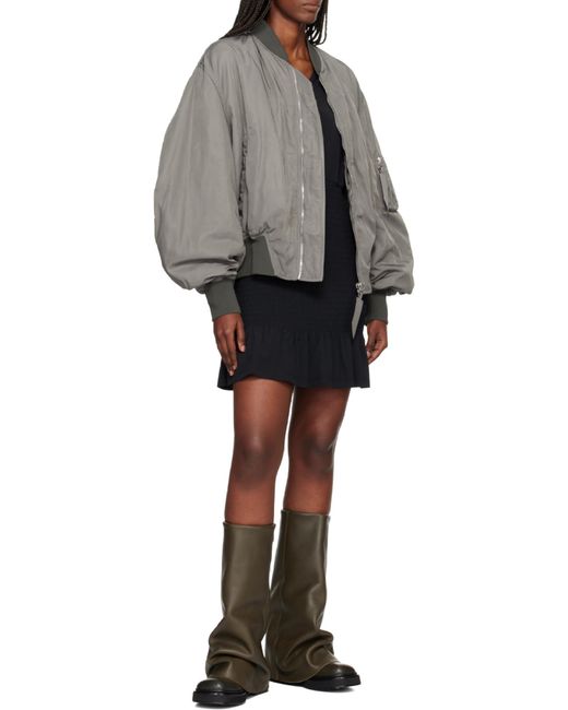 The Attico Black Robin Combat Boots