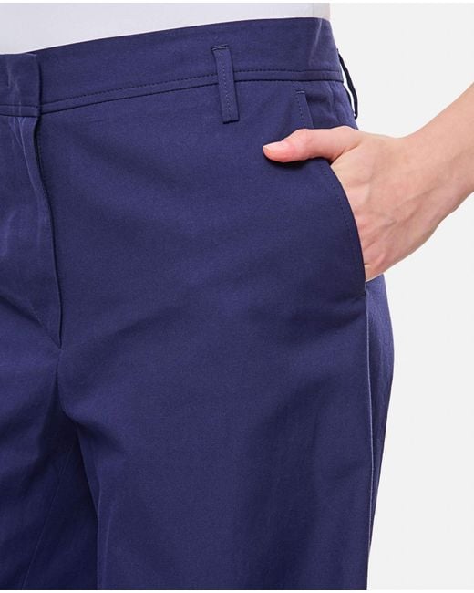 Alberto Biani Blue Belt Loops Slacks