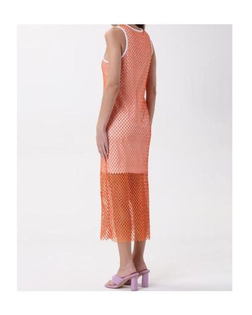 Moschino Pink Round Neck Dress