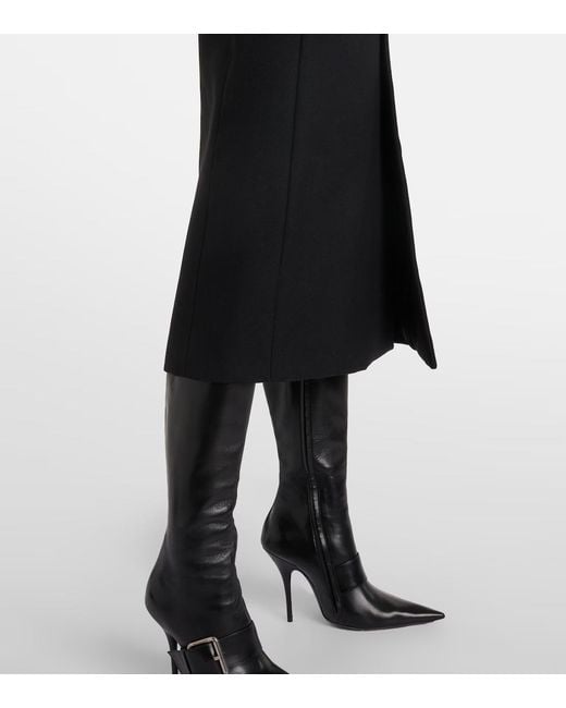 Wardrobe NYC Black Double-Breasted Dress