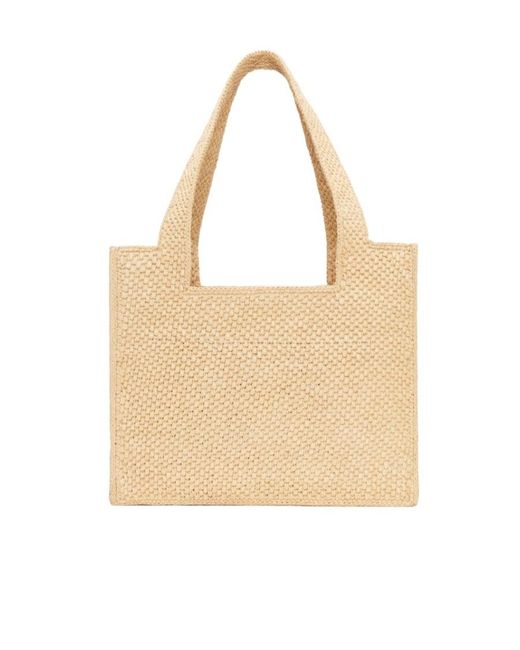Loewe Natural Logo Embroidered Medium Tote Bag