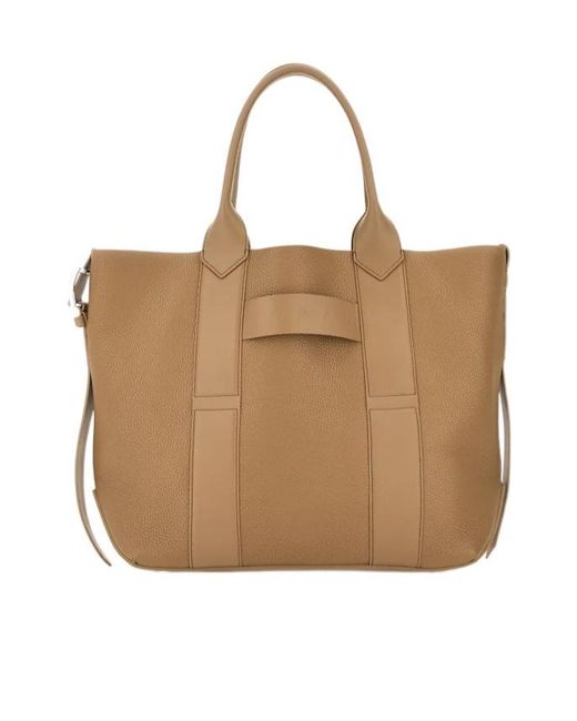 Hogan Natural Script Medium Shopping Bag